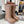 CROCS BOOTS IN BROWN RUBBER