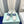 FLATFORM ROCKSTUD UNTITLED SNEAKER IN WHITE CALFSKIN MIX AEGEAN BLUE FABRIC