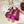 ROCKSTUD PATENT PINK LEATHER BALLERINA