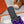 0ran sandal purple black suede goatskin