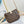 SAUMUR BB 20 BROWN MONOGRAM CANVAS AND LEATHER TRIM GOLD HARDWARE