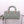 SMALL LADY D-JOY 22 ROCK GRAY LAMBSKIN
