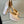 platform pump 12cm with double beige patent leather