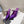 PRA HIGH-HEELED MULES VIOLET SATIN