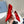 PRA BASIC HIGH-HEELED CRIMSON SATIN