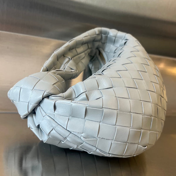 mini jodie 28 grey lambskin