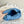 mini jodie 28 blue lambskin
