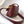 Fend Baguette 27 Bag With FF Motif Burgundy Leather Ghw