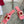 Viv Love Heart Slippers Pink Fetal Cowhide 255203