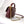 Mini Baguette Bag 20 With FF Motif Burgundy Leather Ghw