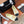 cc espadrilles gold white tweed black grosgrain