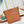 LOCK AND WALK 20 IN COGNAC GRAINED CALFSKIN GOLD HARDWARE