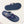 HM Men's Thong Sandals Purple Rubber Sheepskin 561663