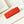 cc 24a nano 19cm kelly shopper bag hot orange lambskin