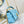 GO-14 MM 23 IN SKY BLUE QUILTED LAMBSKIN GOLD HARDWARE