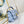 GO-14 MM 23 IN LIGHT BLUE GRAY QUILTED LAMBSKIN GOLD HARDWARE