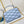 GO-14 MM 23 IN LIGHT BLUE GRAY QUILTED LAMBSKIN GOLD HARDWARE