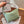 LOE LUNA HOBO 20 BAG IN GREEN MINT CALFSKIN