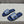 LV VENICE MULE SLIPPERS NAVY BLUE DAMIER