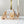 DAUPHINE MINI 20 IN WHITE MONOGRAM JACQUARD FABRIC GOLD HARDWARE