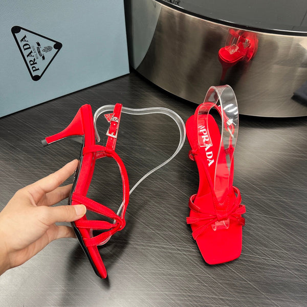 PRA HEELED SANDALS CANDY SATIN