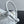 BV Loop Top Handle 19cm White Lambskin