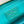 NANO ALMA 18 IN TURQUOISE QUILTED LAMBSKIN GOLD HARDWARE
