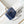 24a vanity 17 dark blue lambskin gold hardware