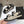 CC Dad Sandal Beige Black Woven Black Calfskin
