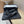 CC HIGH HEEL BLACK SATIN WITH RHINESTONES