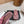 CC WOVEN FLIP FLOP BLACK MIX PINK SHEEPSKIN