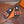 LV MULE RED MIX ORANGE DAMIER MONOGRAM CALFSKIN