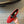 ALAIA MARY JANE SHOES IN CHERRY RED ZP CUSTOM STRAW AND DENIM