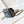 24b mini flap bag  20cm black lambskin silver diamond