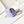 24p small flap bag 20cm purple blue tweed gold hardware