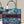 CD Elephant Blue Book Tote 36cm Bag Canvas 336549
