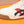 PRA SNEAKER IN WHITE CALFSKIN WITH NAVY BLUE AND RED STRIPED
