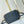 SIDE TRUNK 21 IN BLACK LAMBSKIN WITH CRISS CROSS PATTERN GOLD HARDWARE
