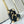 SIDE TRUNK MINI 18 IN BLACK LAMBSKIN WITH CRISS CROSS PATTERN GOLD HARDWARE