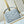 GO-14 MM 23 IN ECRUME GRAY QUILTED LAMBSKIN GOLD HARDWARE