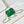 CC 24A Mini Top Handle 13cm Green Wax Leather Gold Hardware 238465