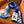 CHECK WOOL 182 CM SCARF COBALT BLUE 405043