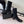 CC Short Boots 55mm Black Wool Mix Glossy Cowhide 938066