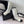 CC Short Boots 55mm White Black Wool Mix Glossy Cowhide 938067