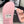CC DAD SANDAL MULE IN ROSE PINK LAMB FUR