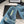 CC DAD SANDAL MULE IN AEGEAN BLUE LAMB FUR