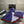 SET SCARF AND HAT IN NAVY BLUE MONOGRAM CASHMERE 349665