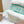 CD Dway Slide White Jade Green Fleece Lining And Canvas Fabric