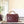24B Mini Flap Bag With Top Handle 19cm Burgundy Lambskin