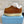 Prada Mid-Top Sneakers Caramel Suede White Shearing 564157